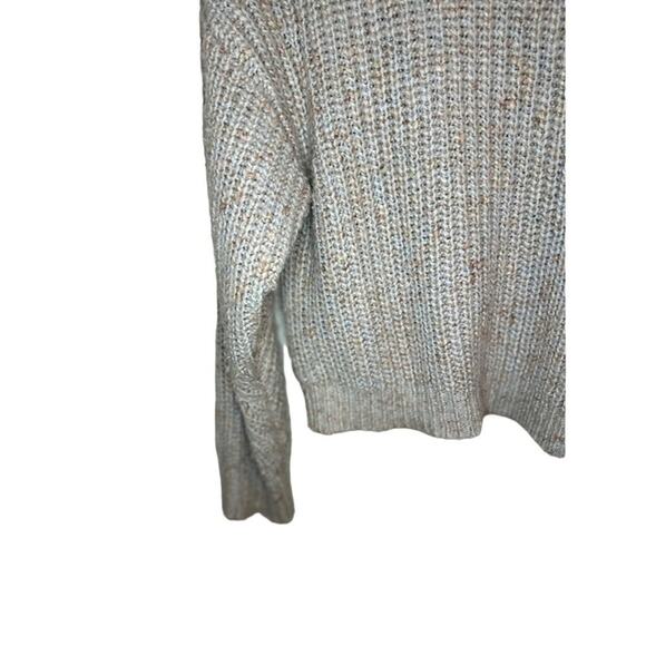 Point Sur Women’s Medium Long Sleeve Light Blue and Pink Wool Crew Neck Sweater - Picture 3 of 14